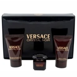 VERSACE CRYSTAL NOIR 3Pcs MINIATURE By Gianni Versace For Women