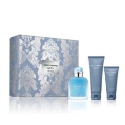 Light Blue Eau Intense 3 Pc Set By Dolce And Gabbana For Men