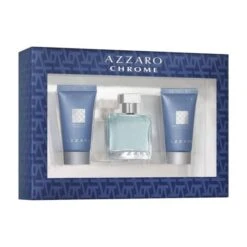 Azzaro Chrome 3 Piece Gift Set By Azzaro For Men
