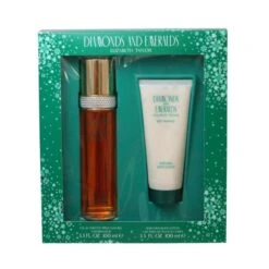 DIAMONDS & EMERALDS 2 PIECE SET By Elizabeth Taylor For Women