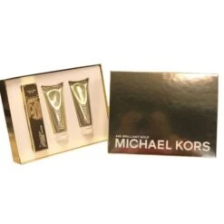 24k Brilliant Gold 3 Pc Gift Set By Michael Kors For Women